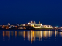 night landscape with a kind on Kremlin
